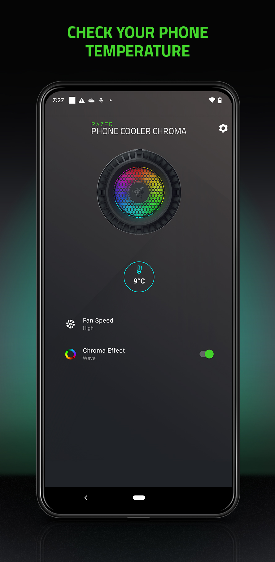اسکرین شات 3 برنامه Razer Phone Cooler