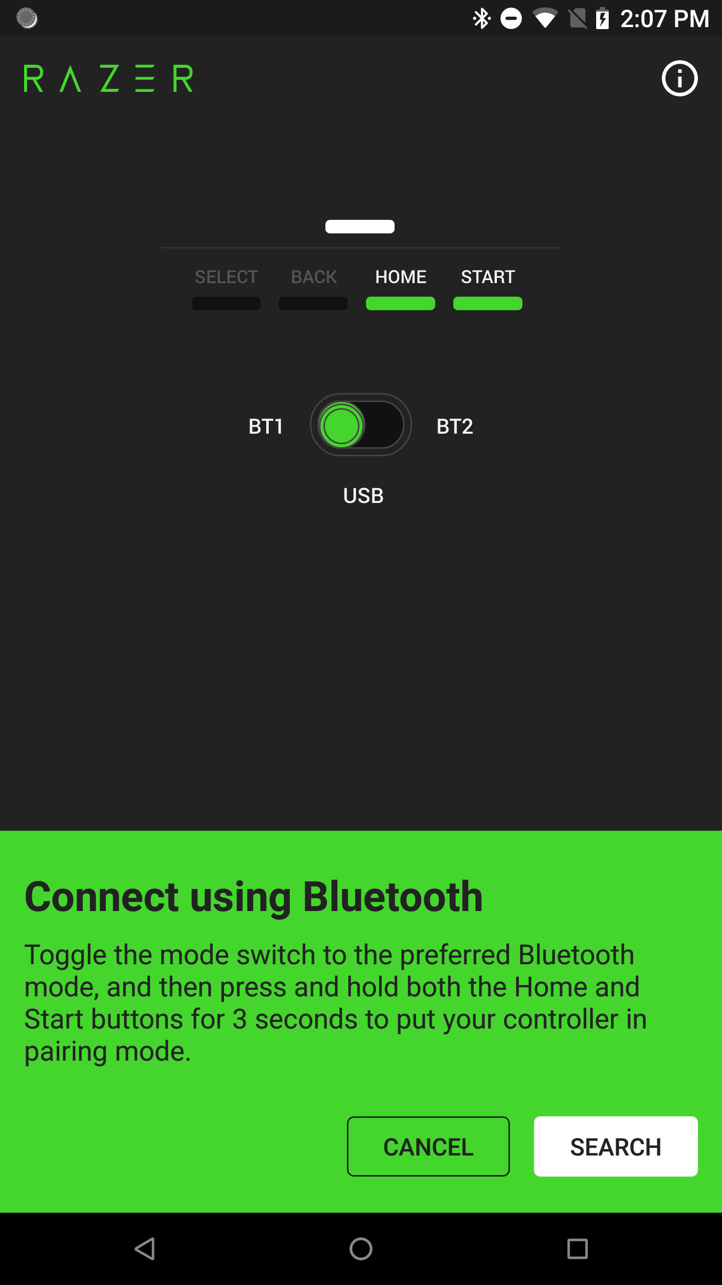 اسکرین شات 8 برنامه Razer Raiju Mobile