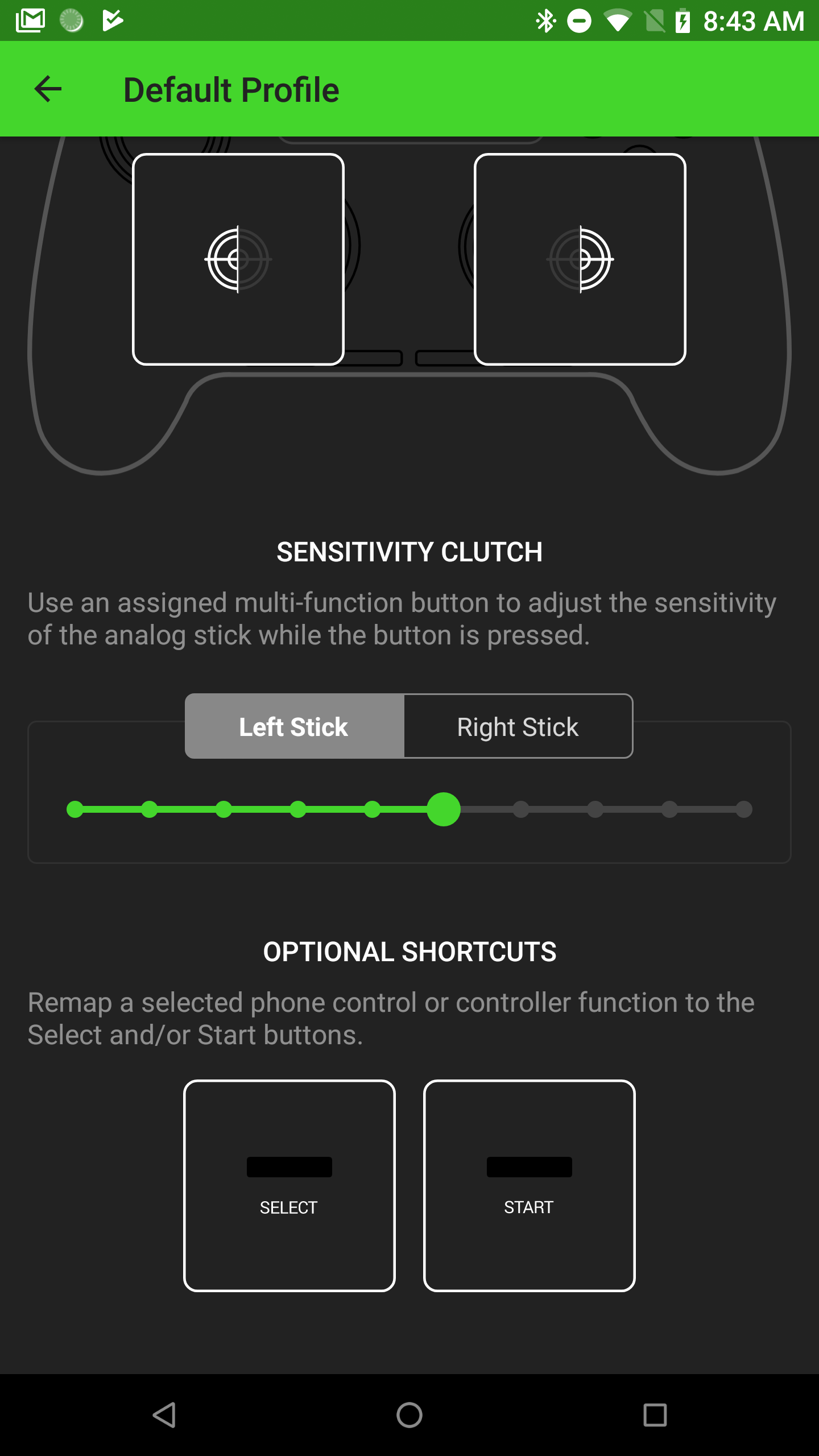 اسکرین شات 4 برنامه Razer Raiju Mobile