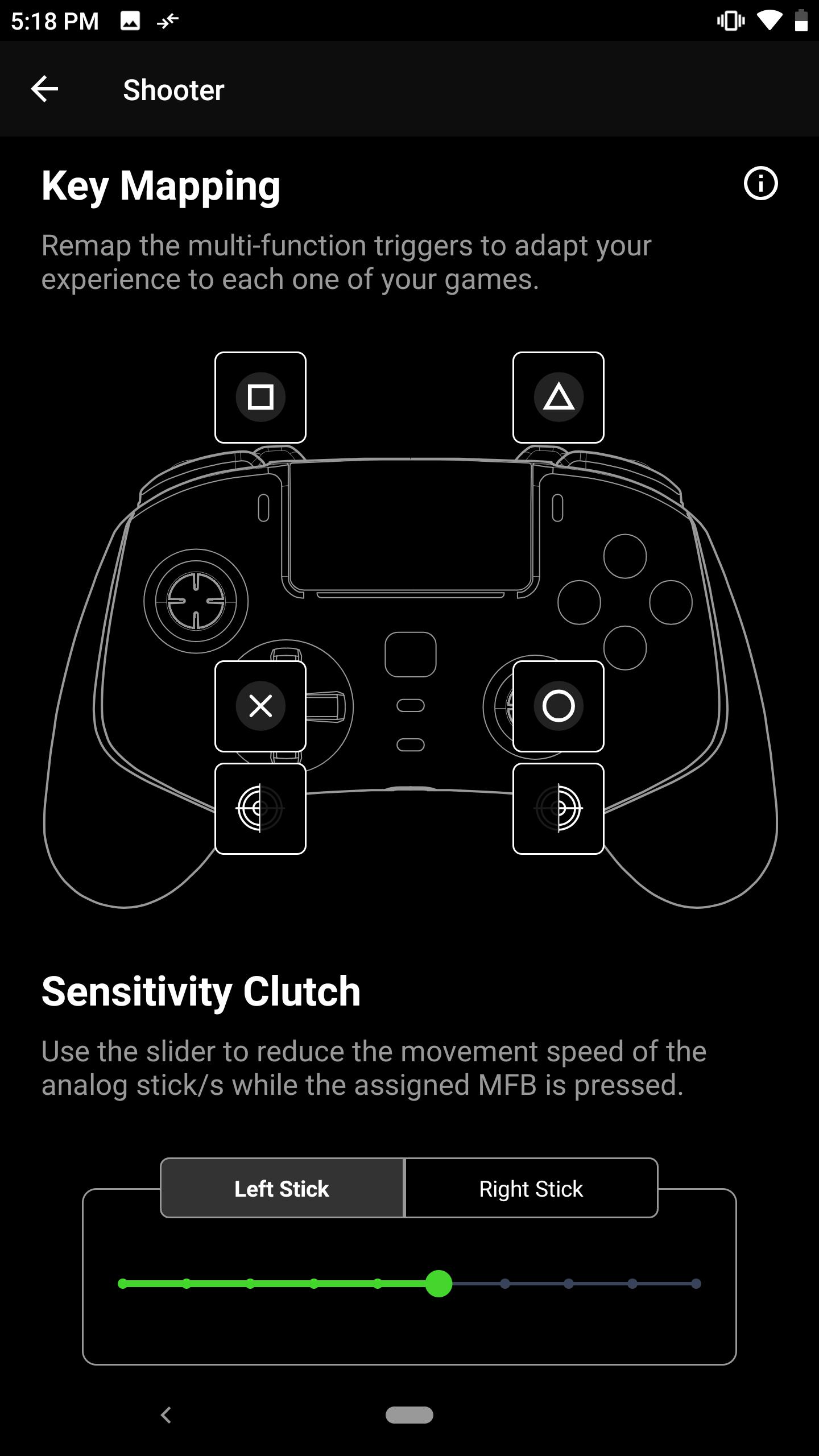 اسکرین شات 4 برنامه Razer Controller