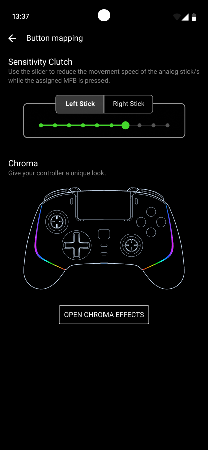 اسکرین شات 3 برنامه Razer Controller