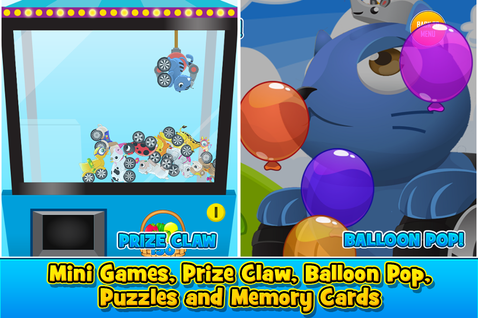 اسکرین شات 4 بازی Animal Cars Kids Racing Game