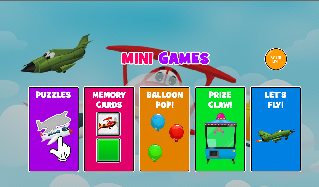 اسکرین شات 4 بازی Fun Kids Planes Game