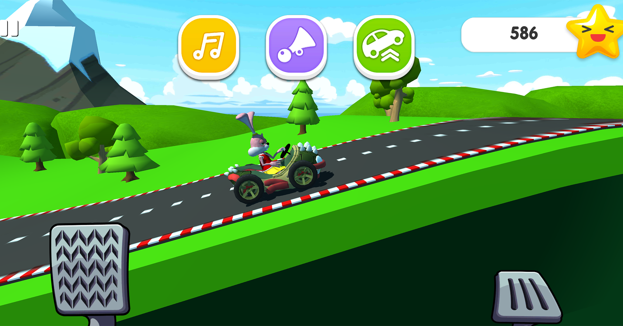 اسکرین شات 6 بازی Fun Kids Cars Racing Game 2