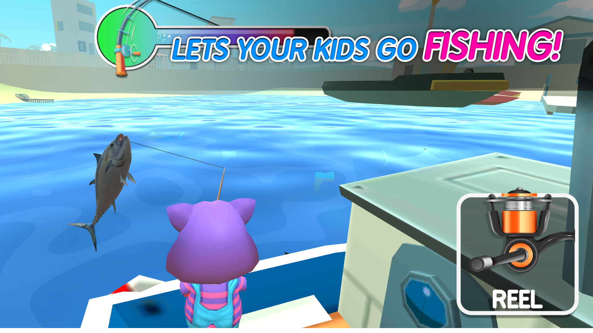 اسکرین شات 1 بازی Fishing Game for Kids