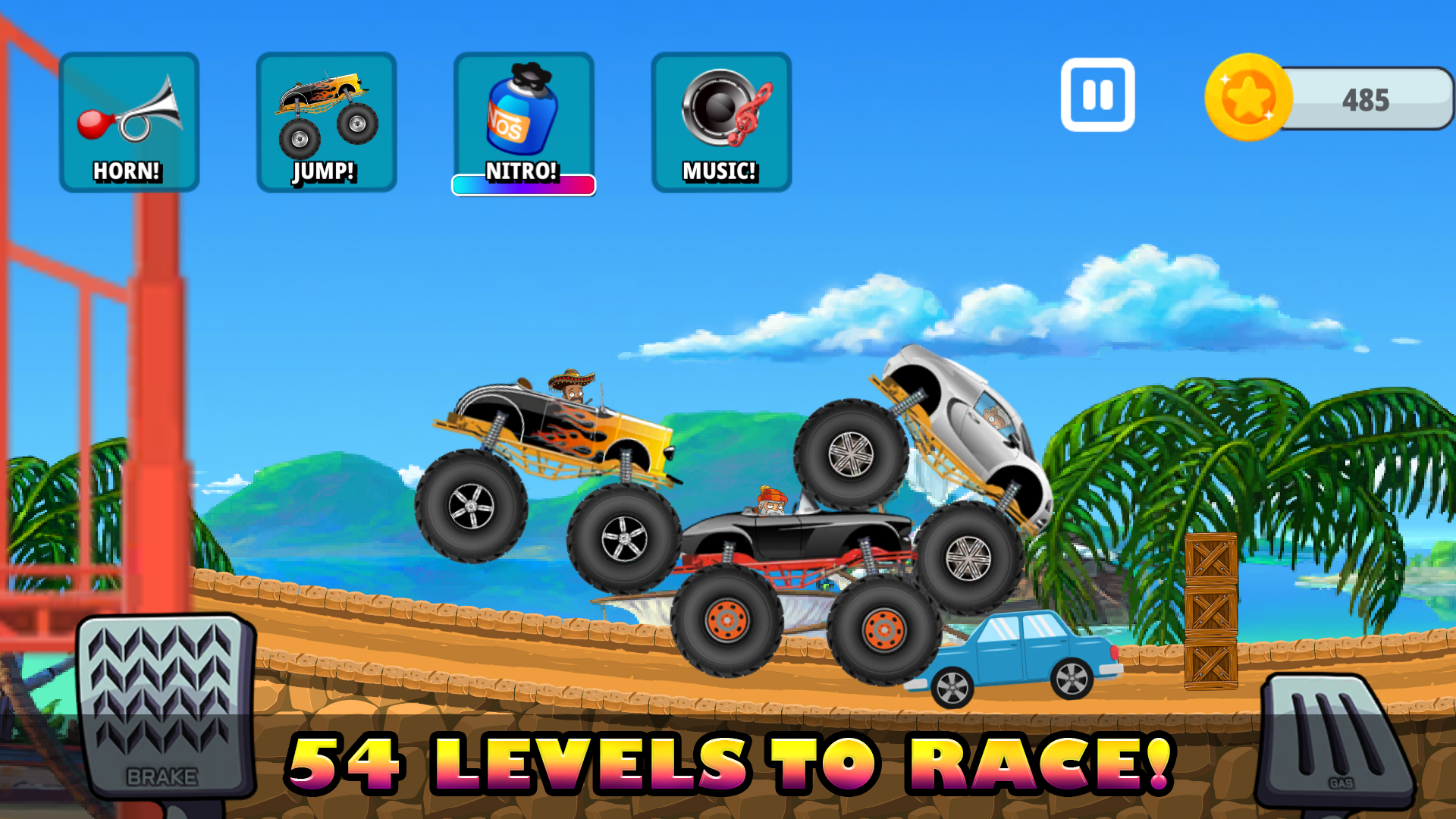 اسکرین شات 3 بازی Monster Truck Game for Kids