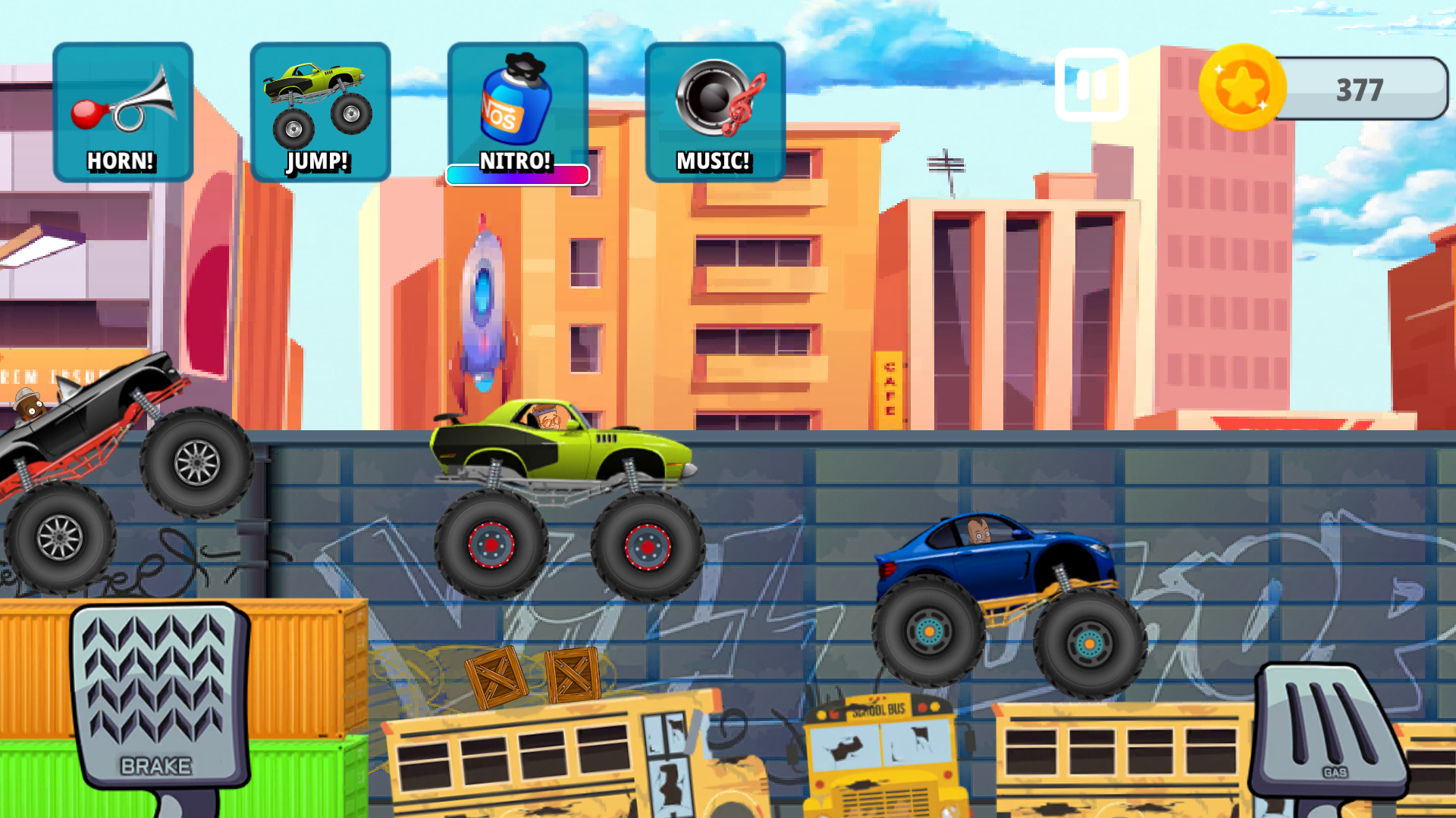 اسکرین شات 6 بازی Monster Truck Game for Kids