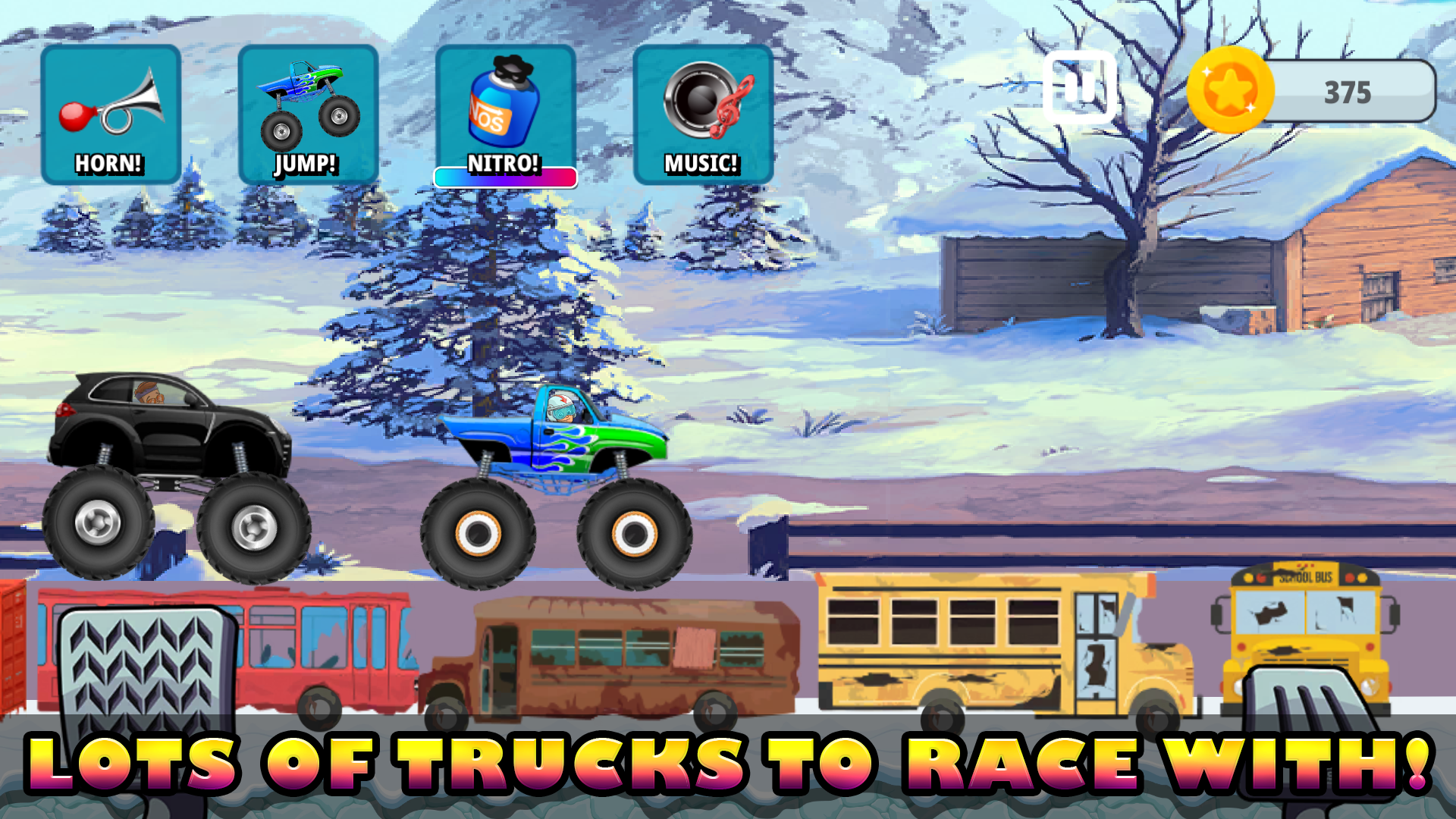 اسکرین شات 2 بازی Monster Truck Game for Kids