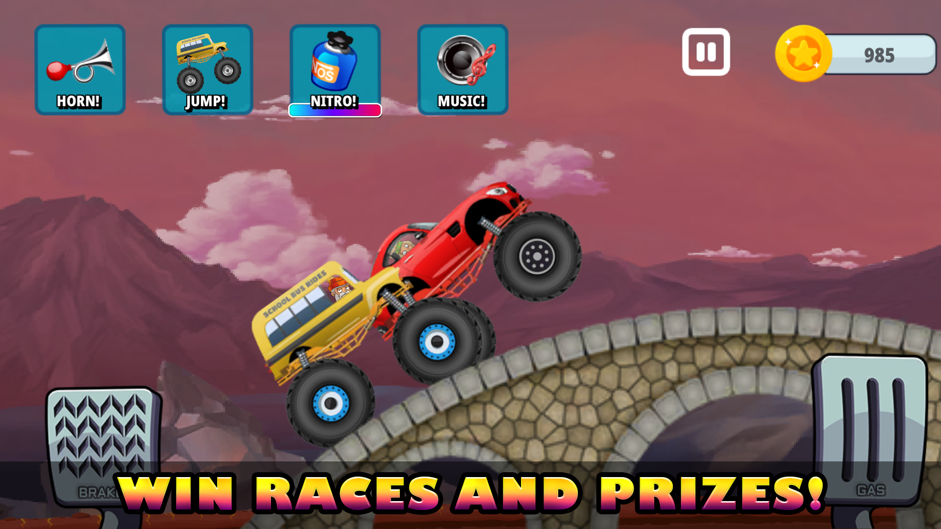 اسکرین شات 5 بازی Monster Truck Game for Kids