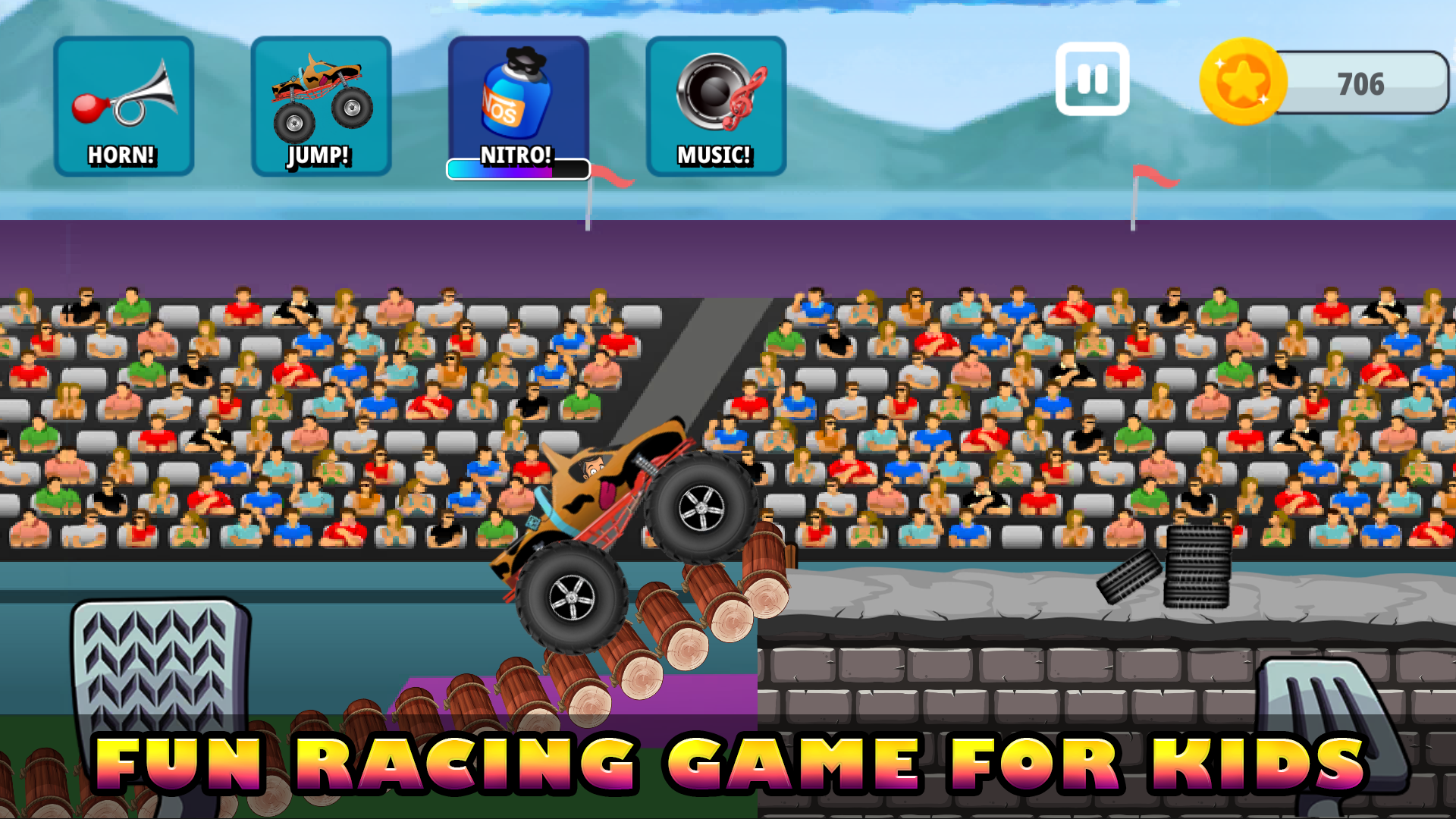اسکرین شات 4 بازی Monster Truck Game for Kids