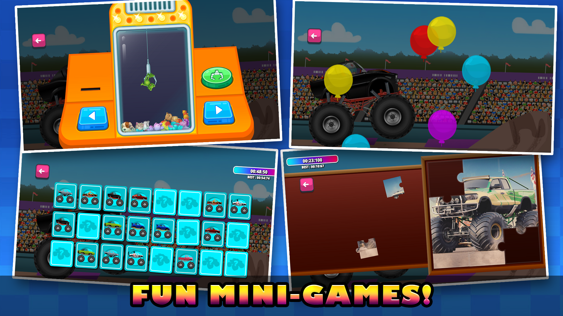 اسکرین شات 7 بازی Monster Truck Game for Kids