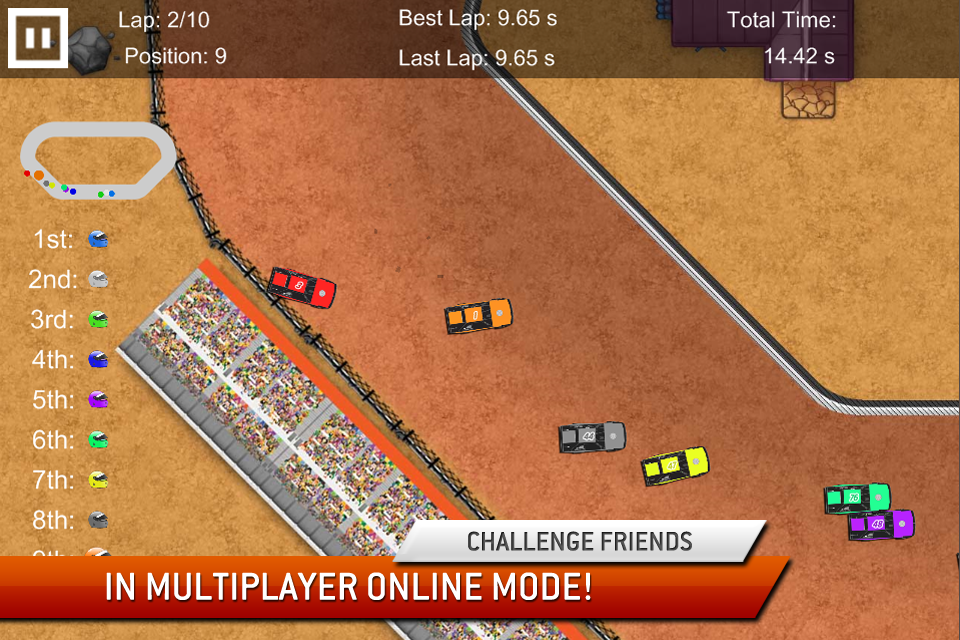 اسکرین شات 3 بازی Dirt Racing Sprint Car Game 2