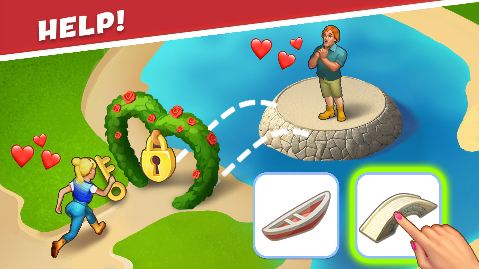 اسکرین شات 5 بازی Park Town:Match 3 with a story