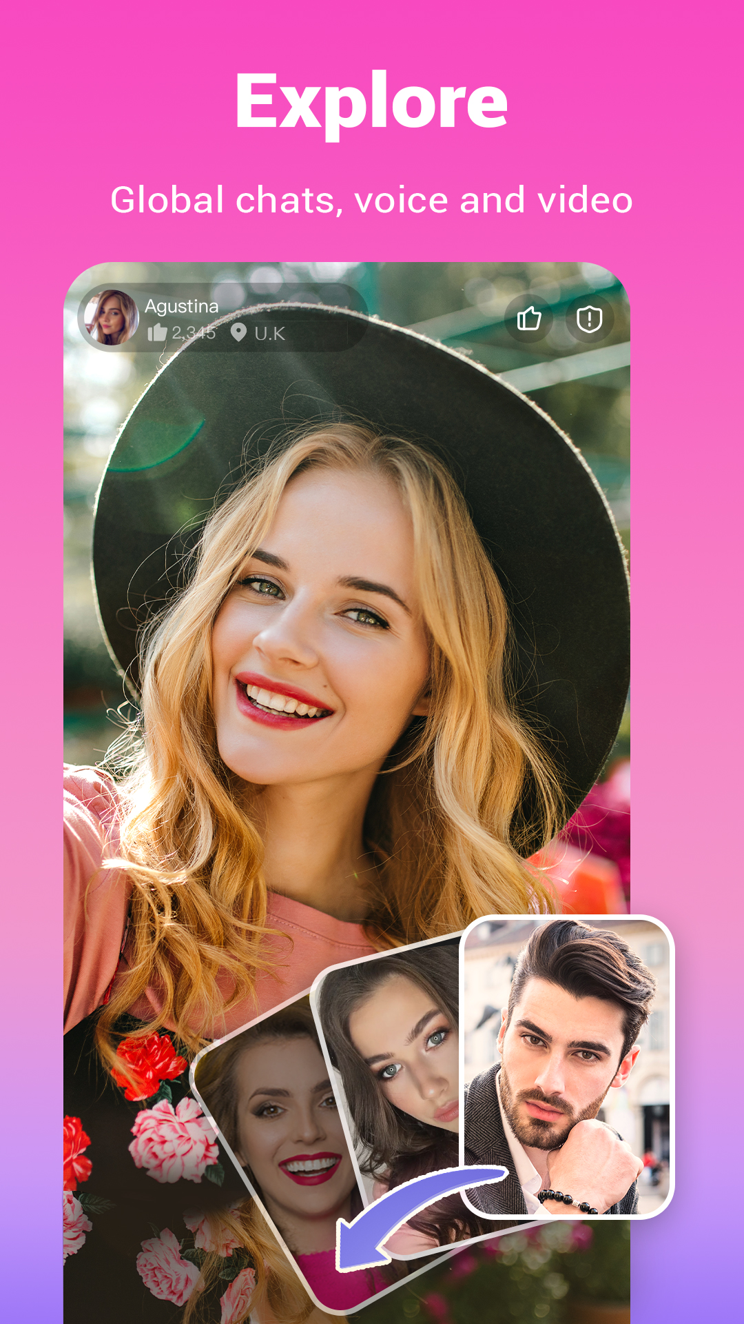 اسکرین شات 1 برنامه Mixu - Real Chats, Real People