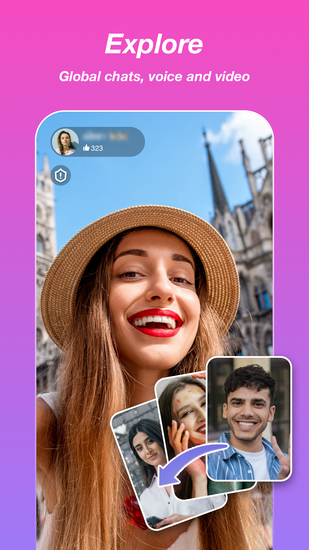 اسکرین شات 1 برنامه Mixu - Real Chats, Real People