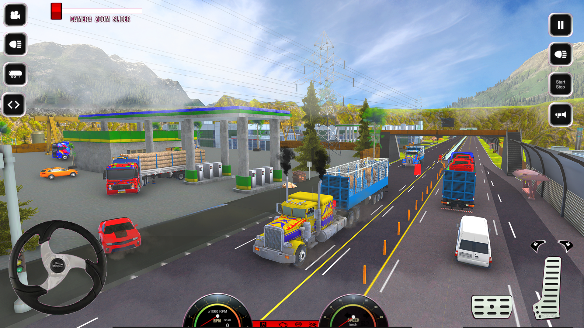 اسکرین شات 4 برنامه Truck Simulator :Euro 3D Truck