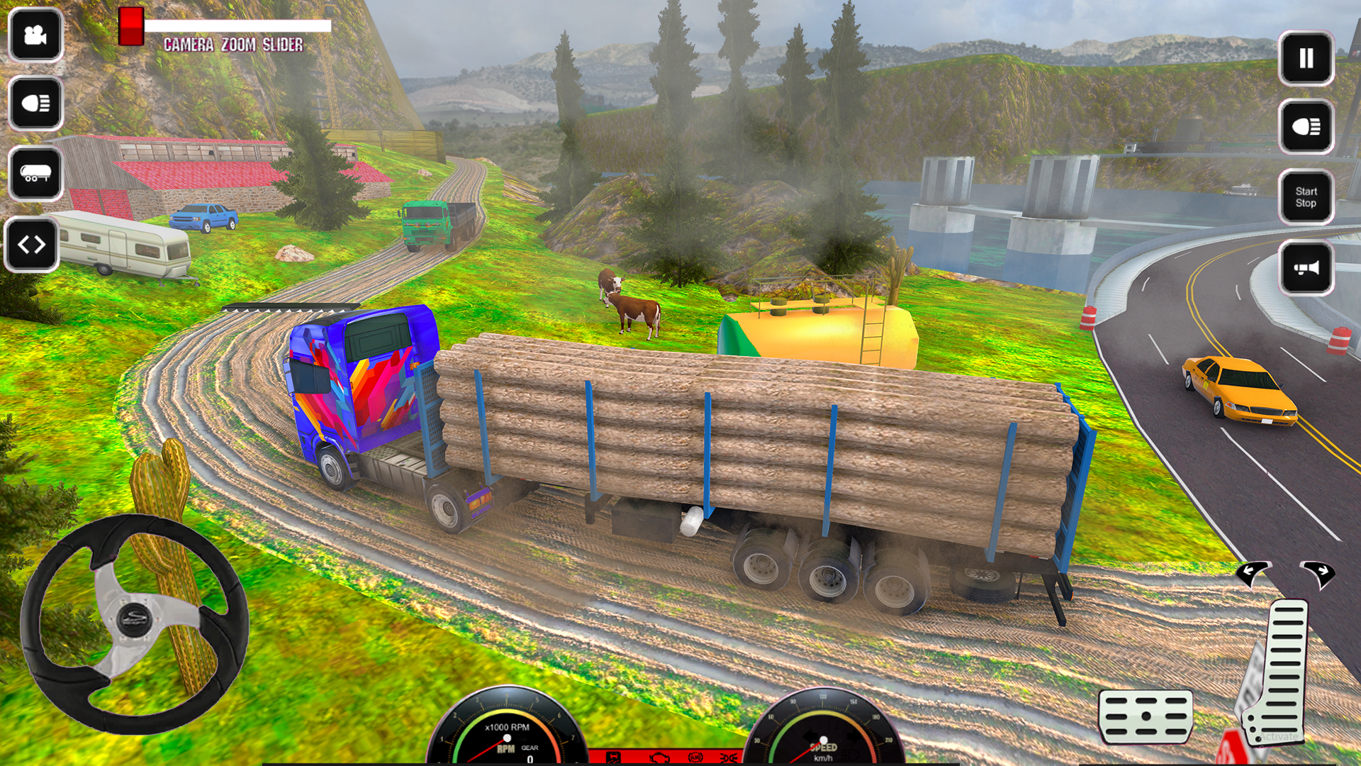 اسکرین شات 1 برنامه Truck Simulator :Euro 3D Truck