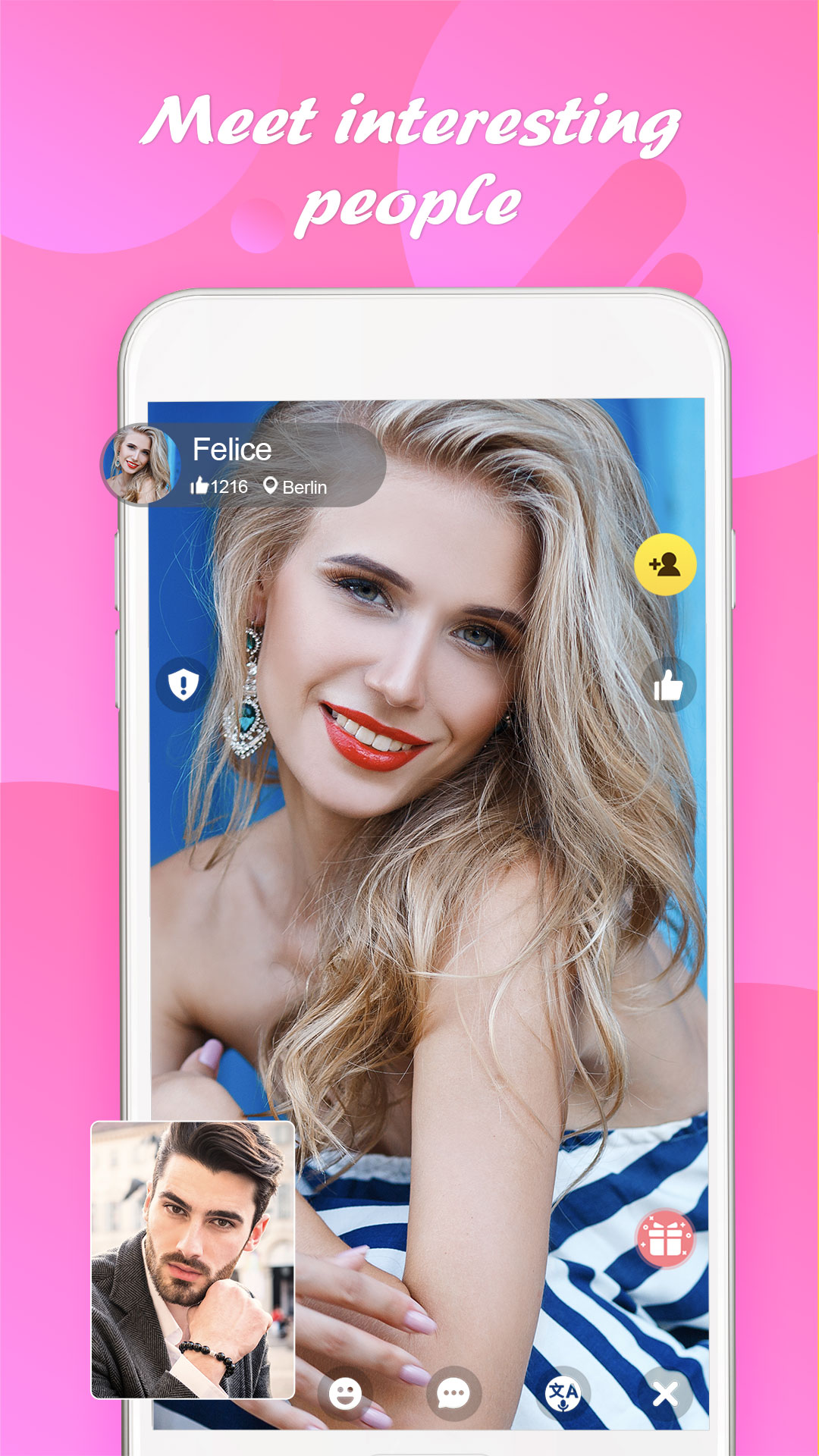اسکرین شات 2 برنامه Tumile - Live Video Chat