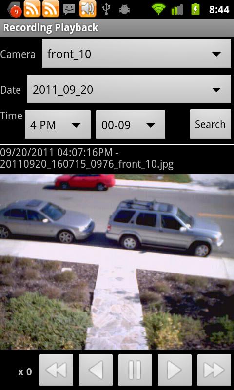 اسکرین شات 4 برنامه IP Cam Viewer Basic