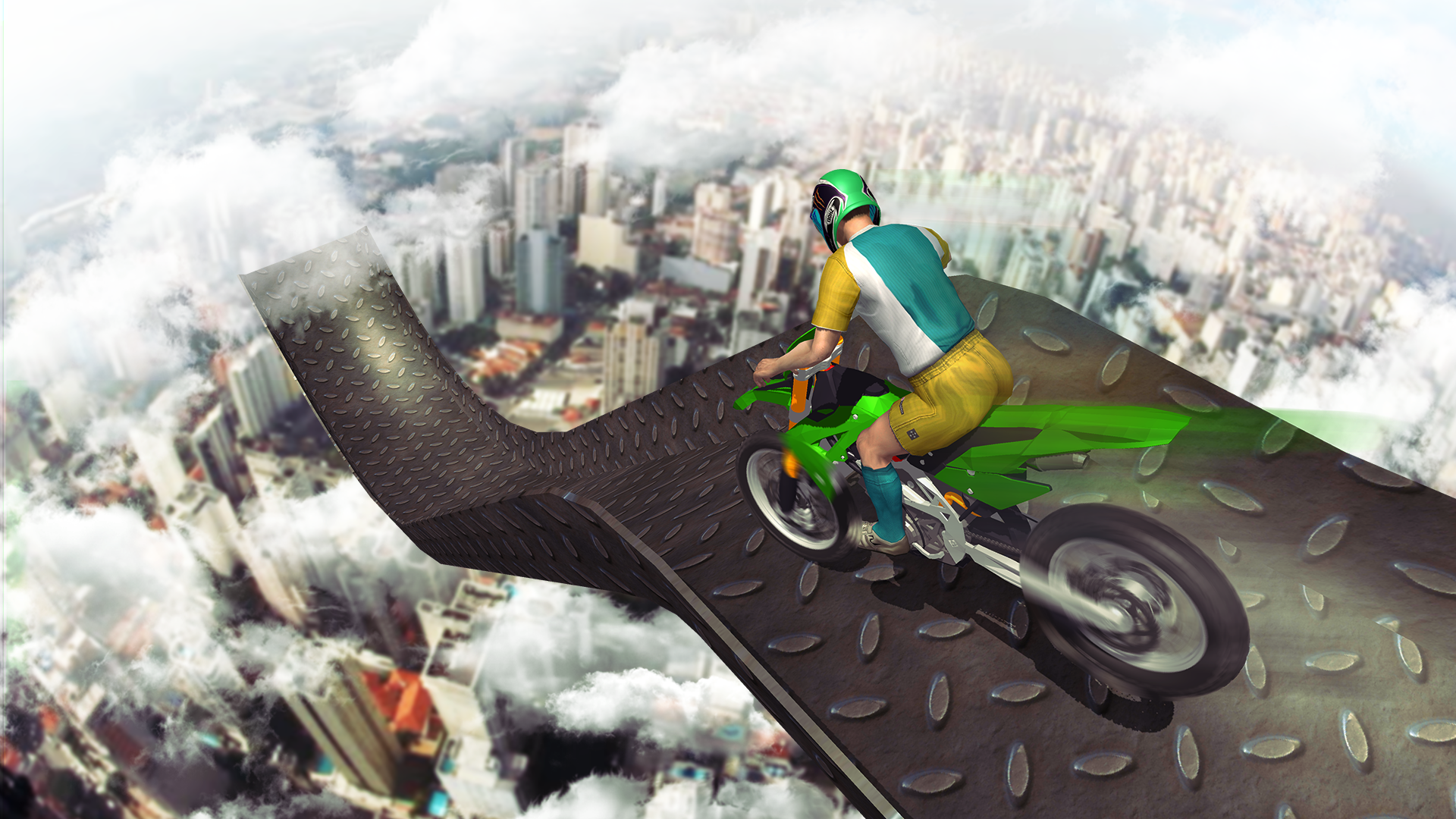 اسکرین شات 3 برنامه Bike Racing: Moto Stunt
