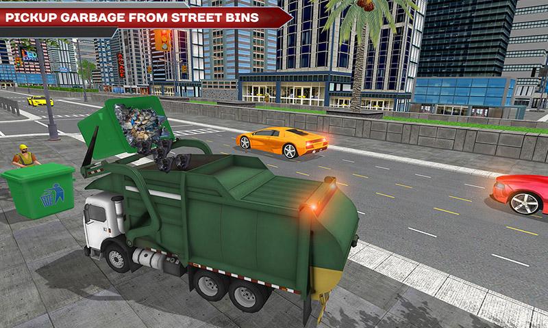 اسکرین شات 3 بازی Garbage Truck Simulator Driver