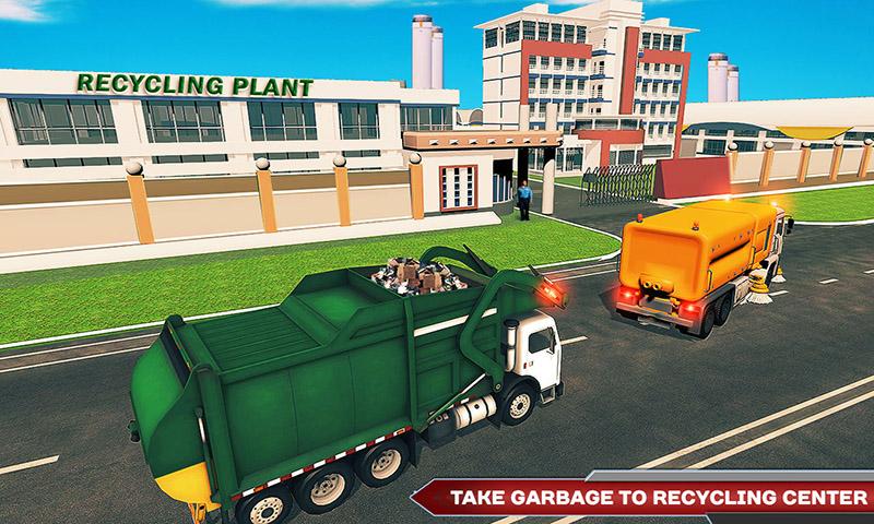اسکرین شات 2 بازی Garbage Truck Simulator Driver