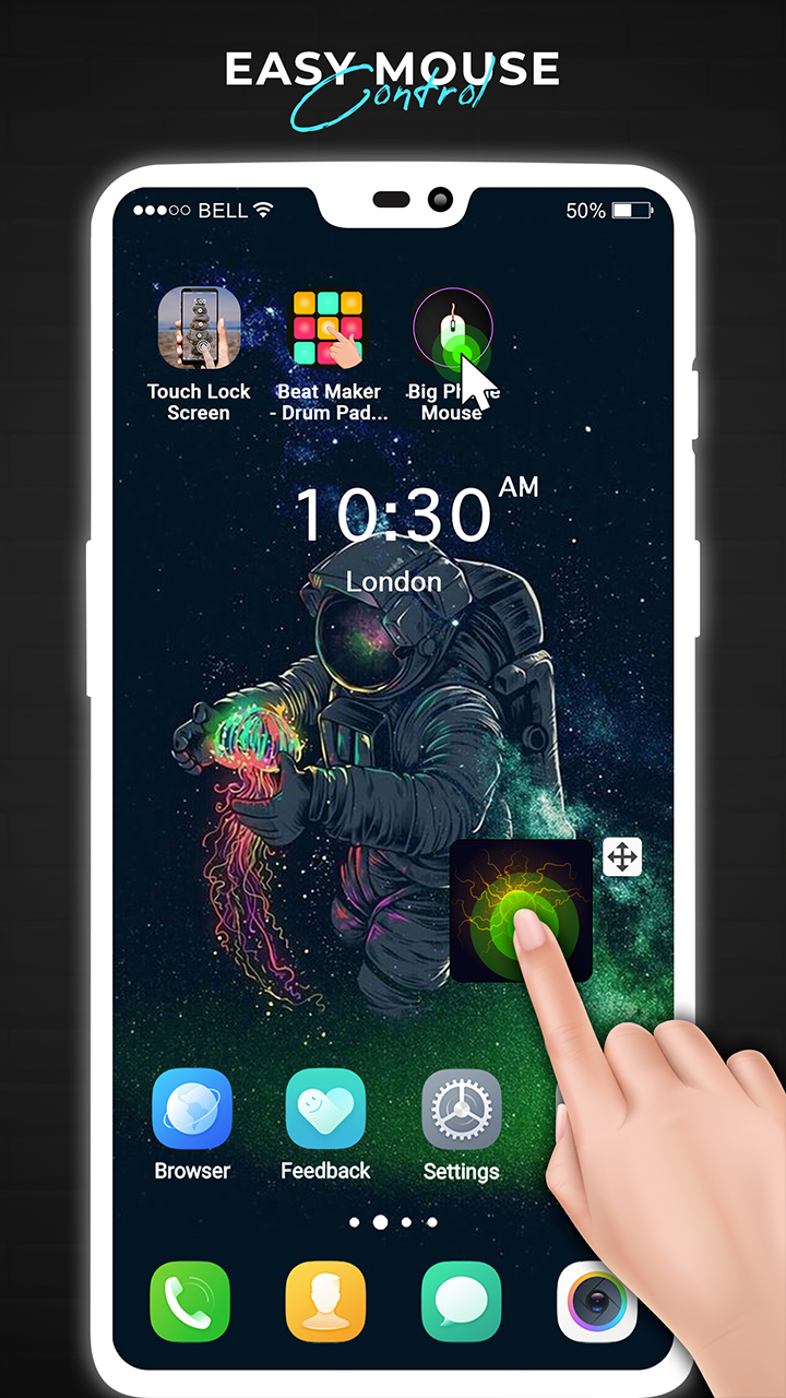 اسکرین شات 5 برنامه Mobile Mouse: Touchpad for Tab