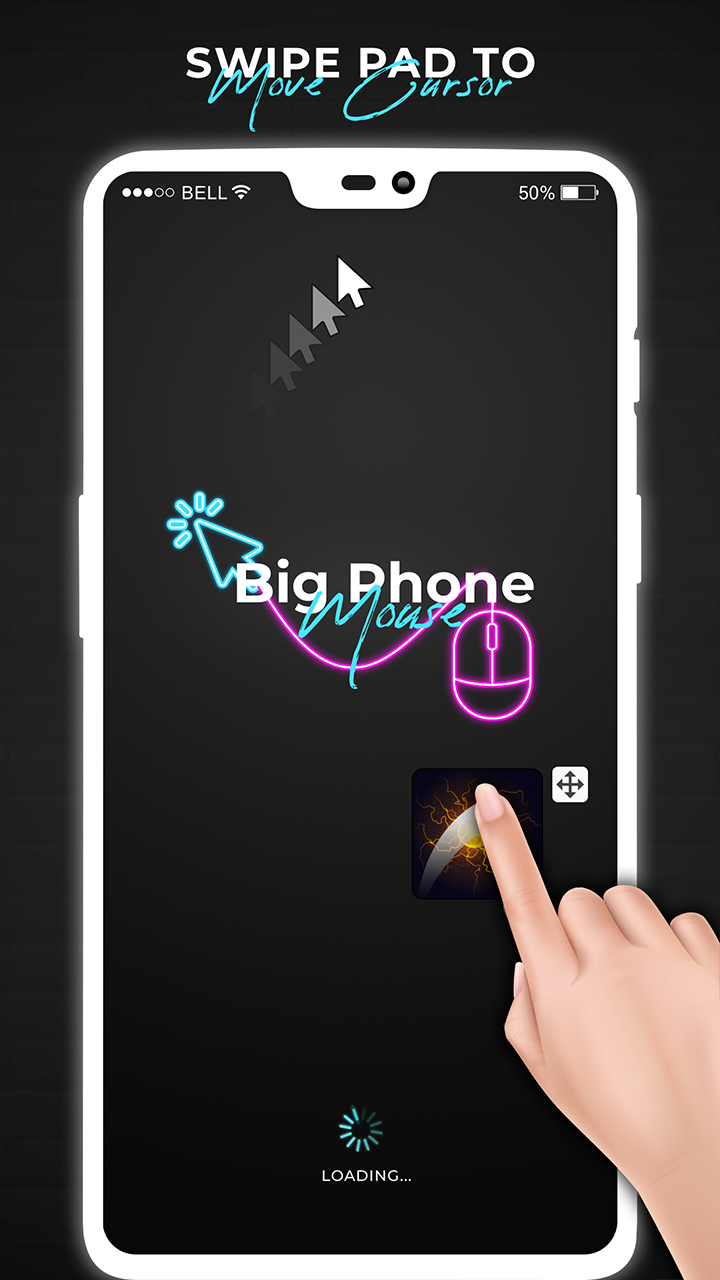 اسکرین شات 4 برنامه Mobile Mouse: Touchpad for Tab