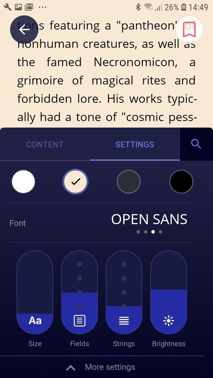 اسکرین شات 3 برنامه eBoox: ePub PDF e-book Reader
