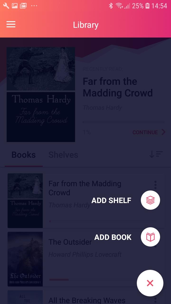 اسکرین شات 6 برنامه eBoox: ePub PDF e-book Reader