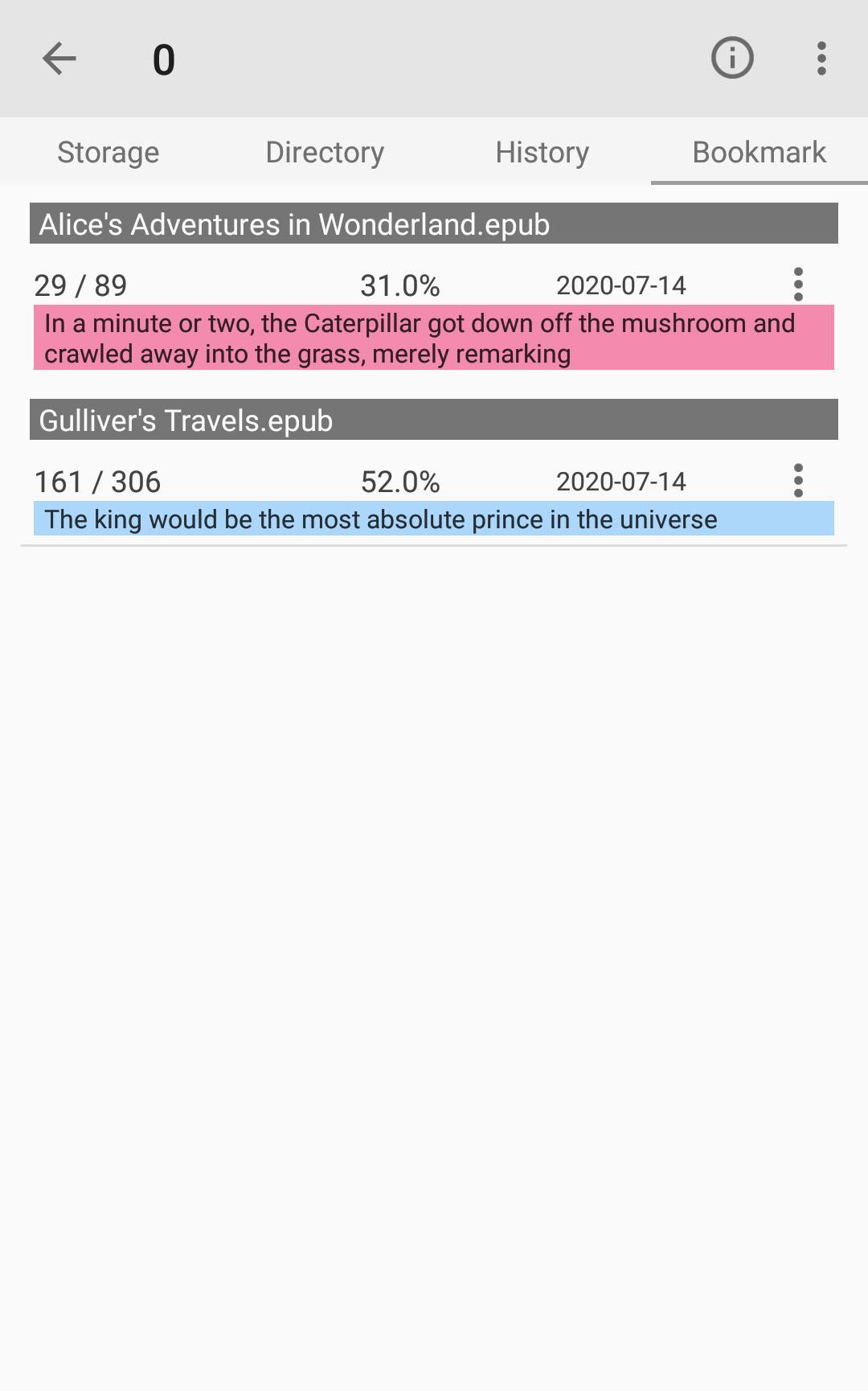اسکرین شات 2 برنامه TextClip - TXT,EPUB,PDF Viewer