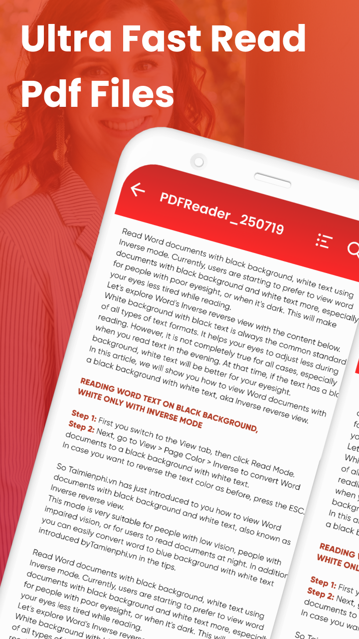 اسکرین شات 3 برنامه PDF Reader: Read All PDF Files