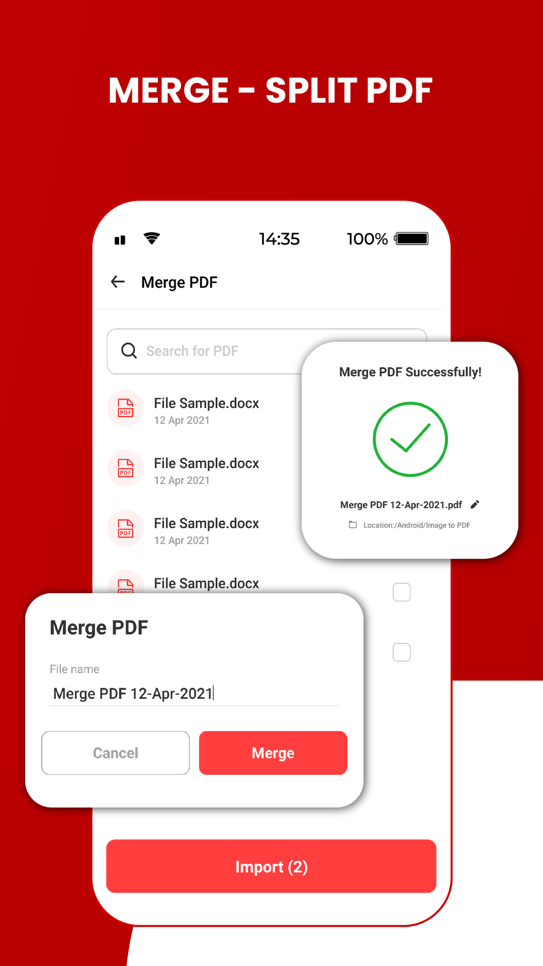 اسکرین شات 7 برنامه Image to PDF: PDF Converter