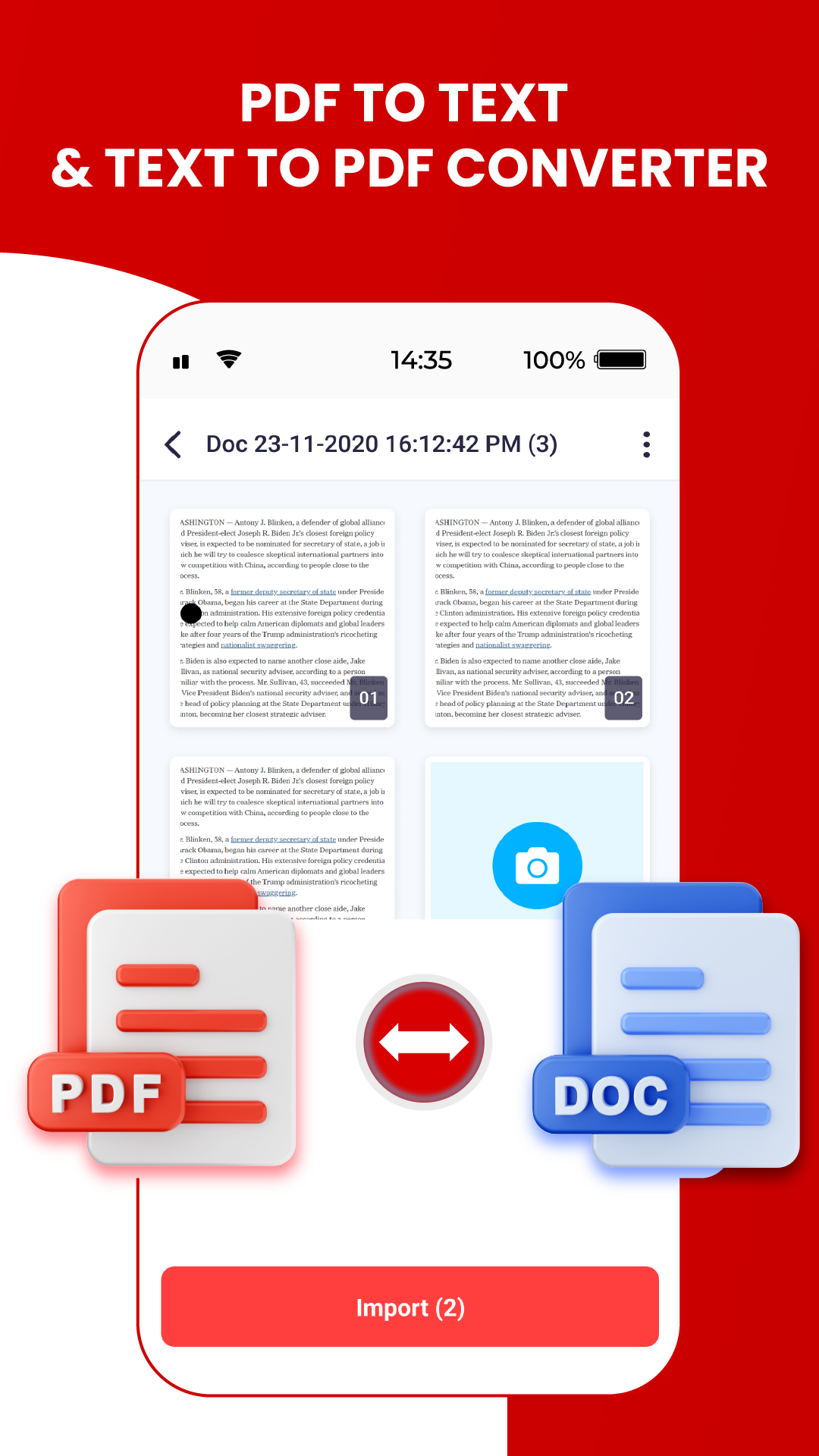 اسکرین شات 4 برنامه Image to PDF: PDF Converter