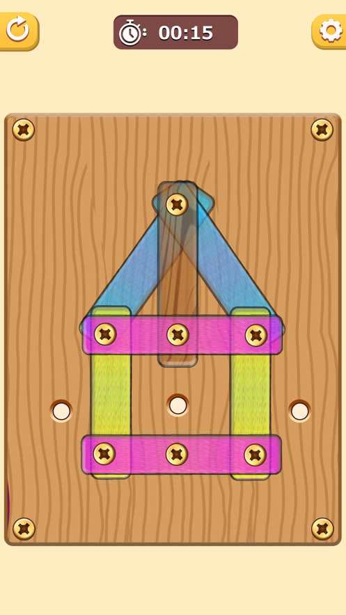 اسکرین شات 2 بازی Nutty Puzzles: Screw and Solve