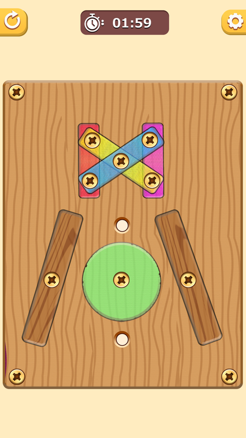 اسکرین شات 1 بازی Nutty Puzzles: Screw and Solve