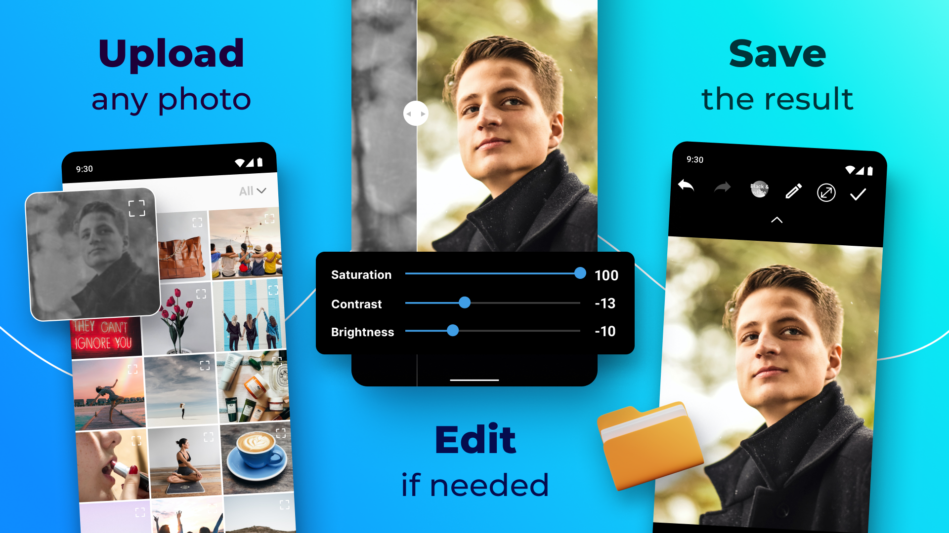 اسکرین شات 2 برنامه Colorize it - Colorize Black and White Photos تبدیل عکس قدیمی به جدید