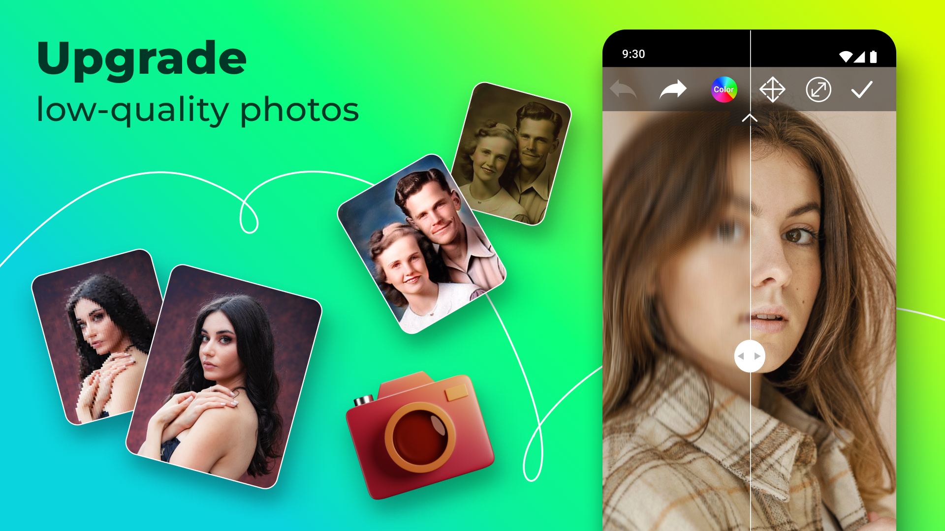 اسکرین شات 3 برنامه Colorize it - Colorize Black and White Photos تبدیل عکس قدیمی به جدید