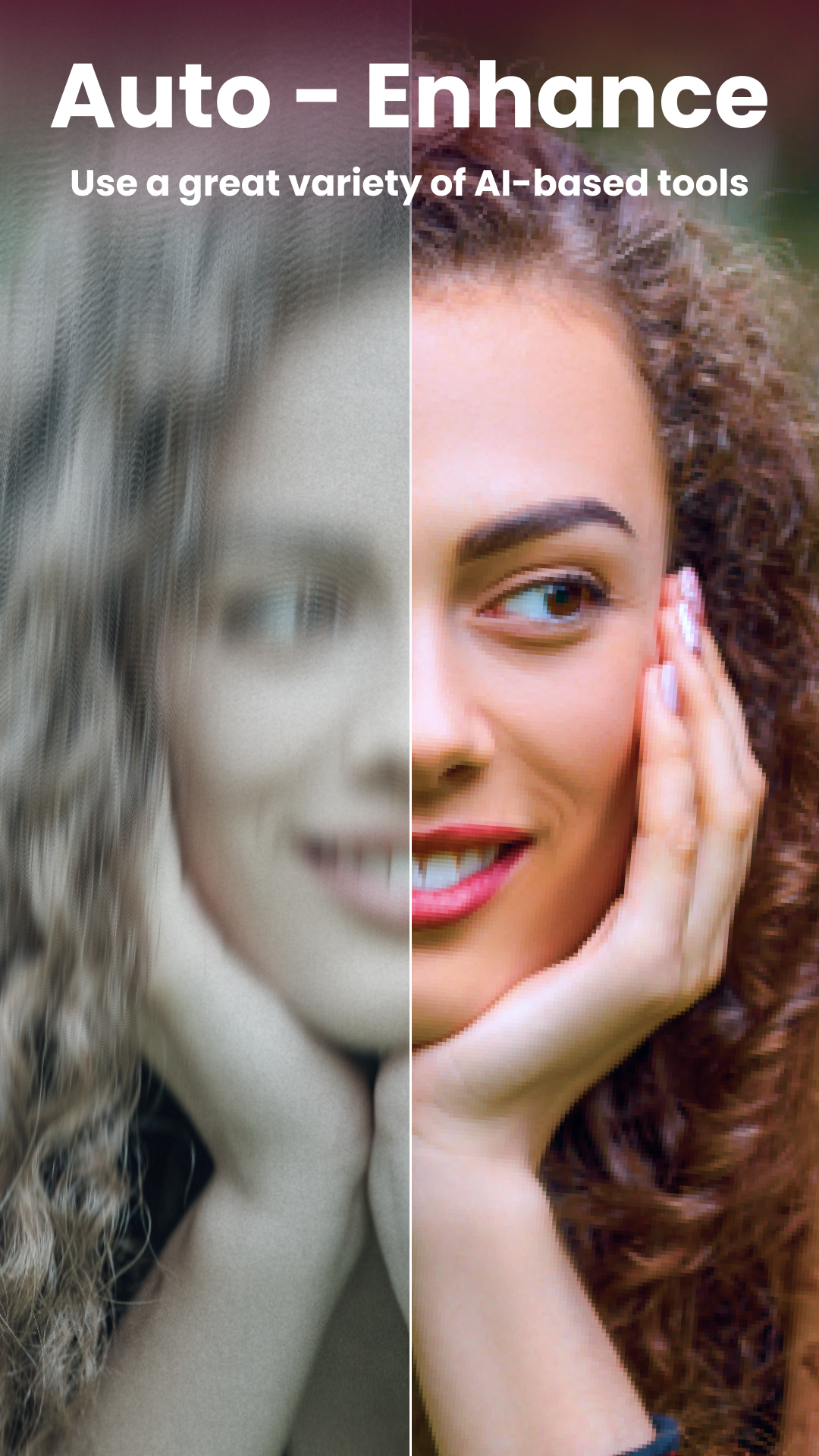 اسکرین شات 1 برنامه Enhance it - AI Photo Editor