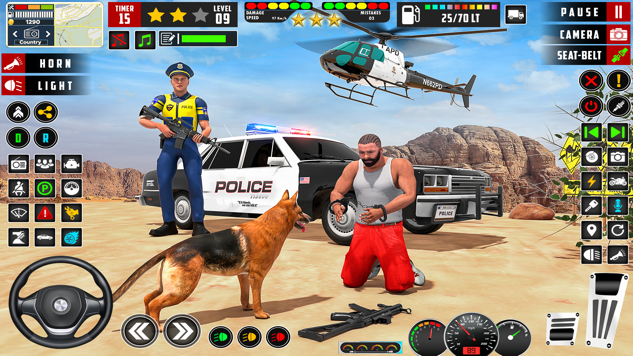 اسکرین شات 6 برنامه Police Chase Police Simulator