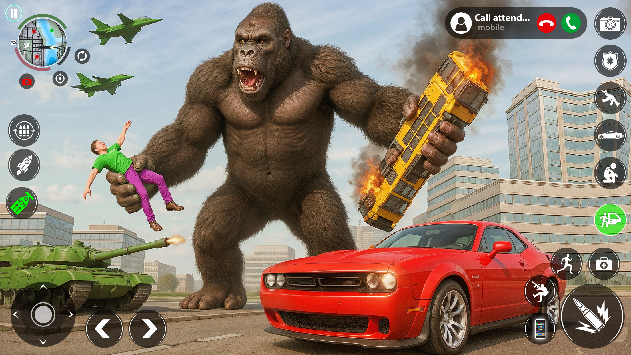 اسکرین شات 4 برنامه Monster Hunter 3D City Attack