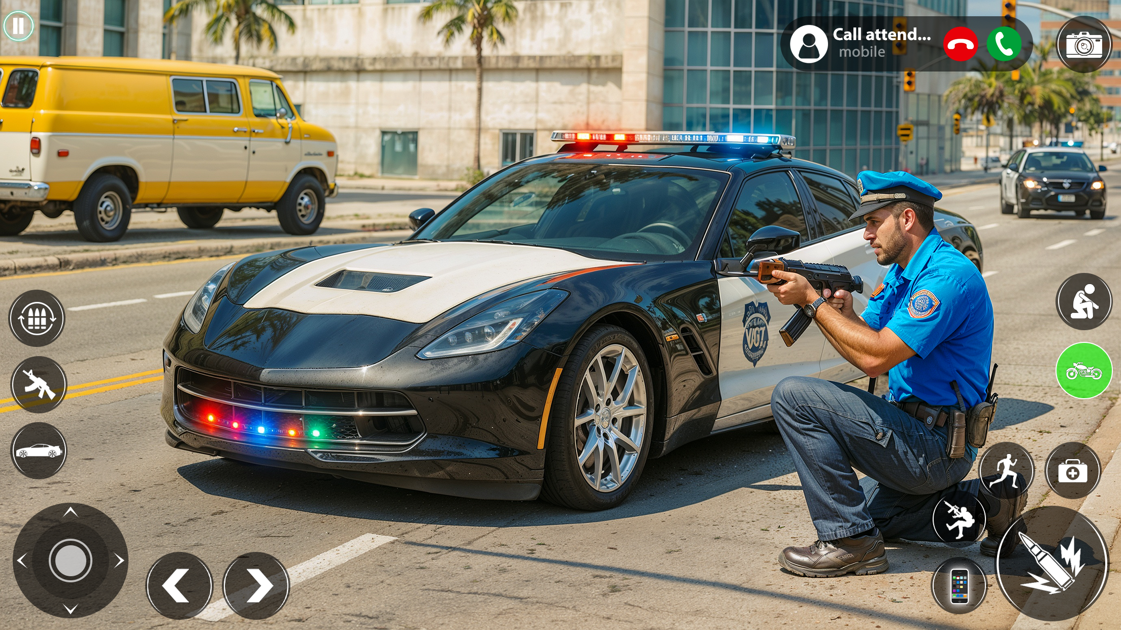 اسکرین شات 5 برنامه Police Chase Police Simulator