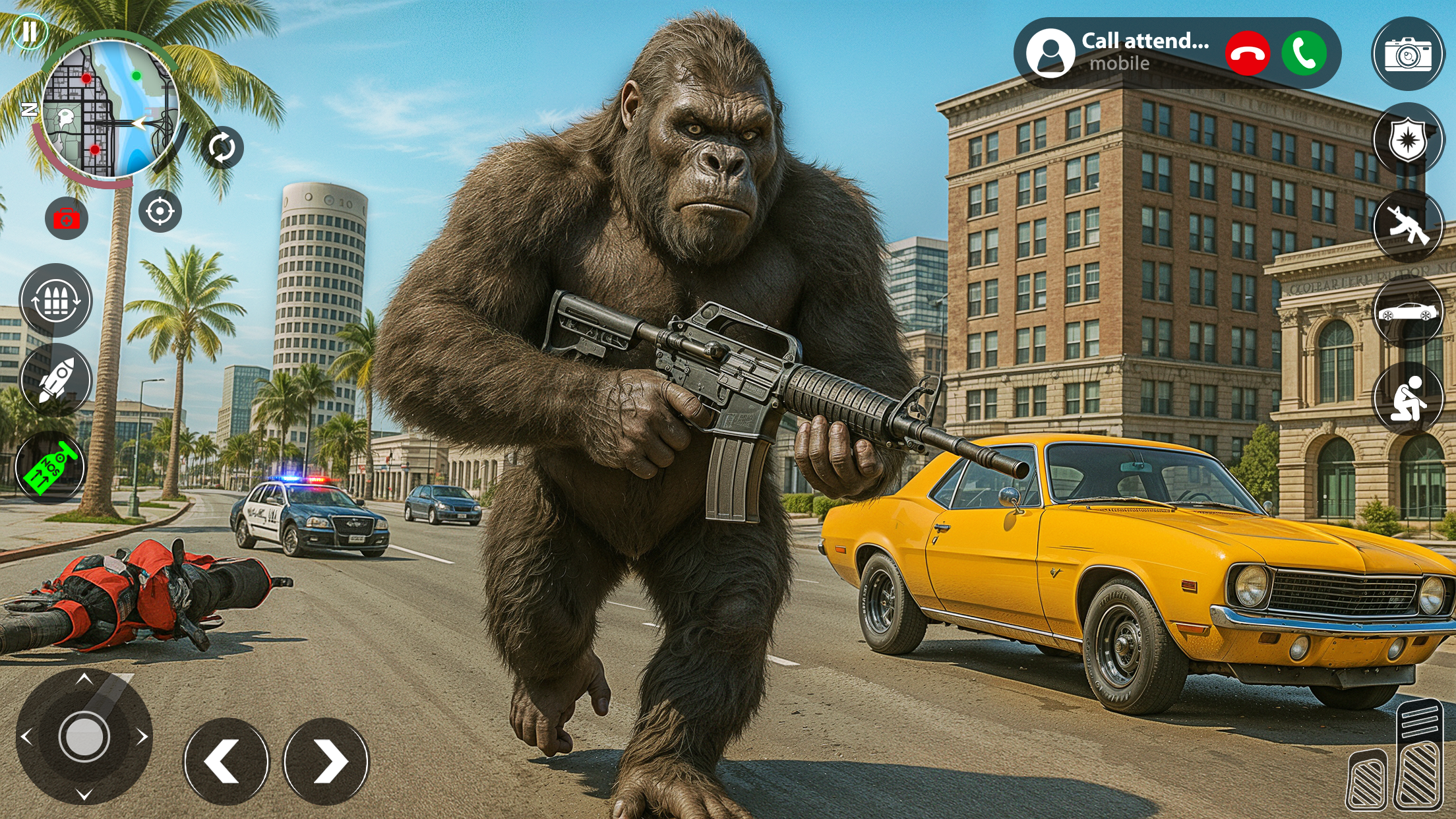 اسکرین شات 2 برنامه Monster Hunter 3D City Attack