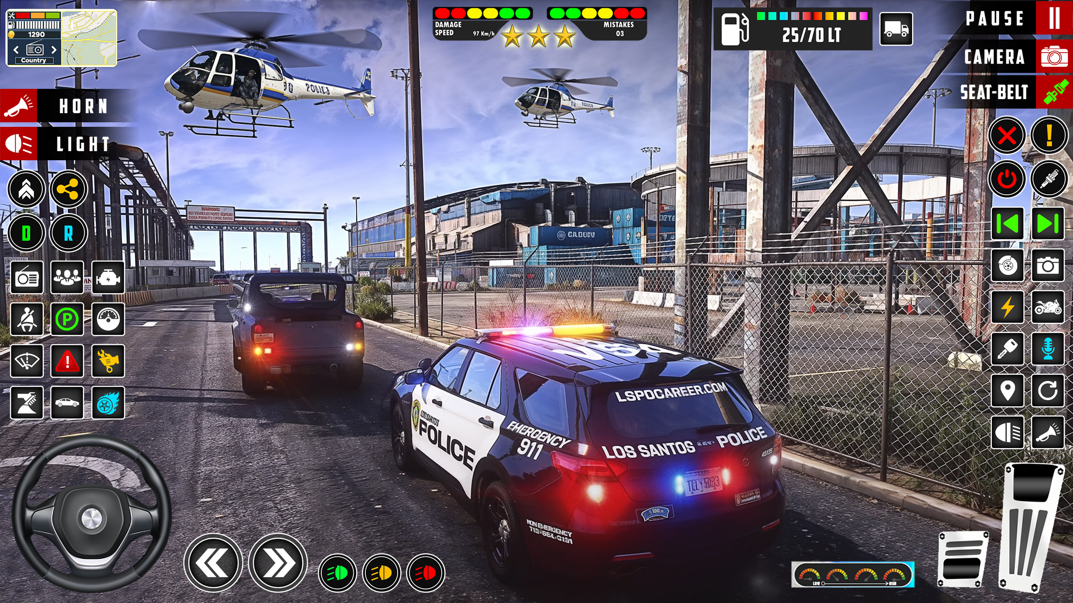 اسکرین شات 6 برنامه Police Chase Police Simulator