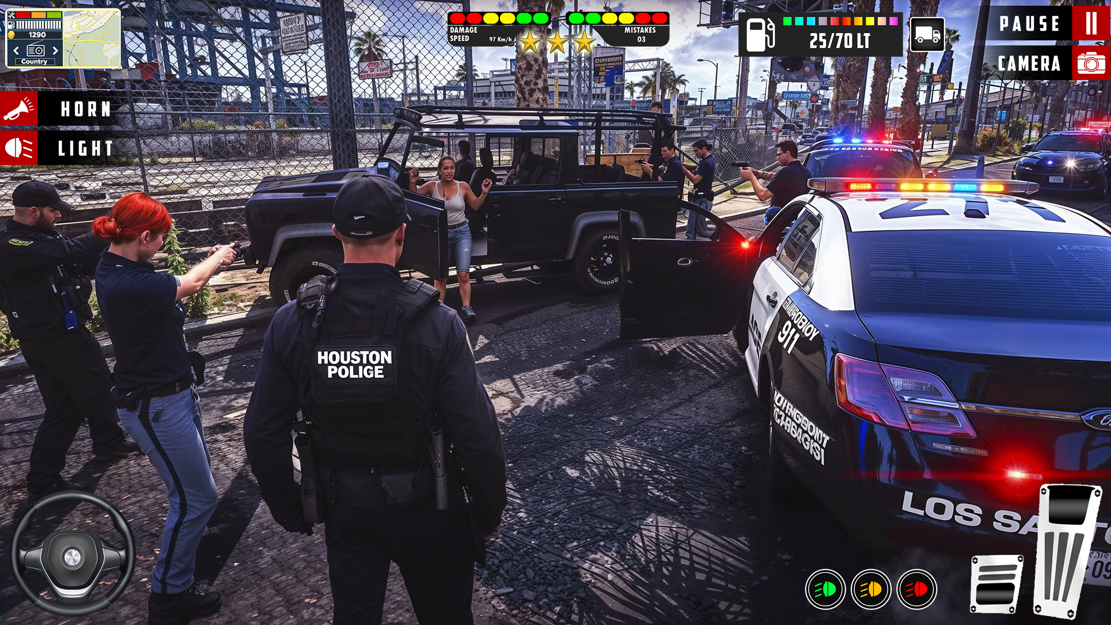 اسکرین شات 7 برنامه Police Chase Police Simulator