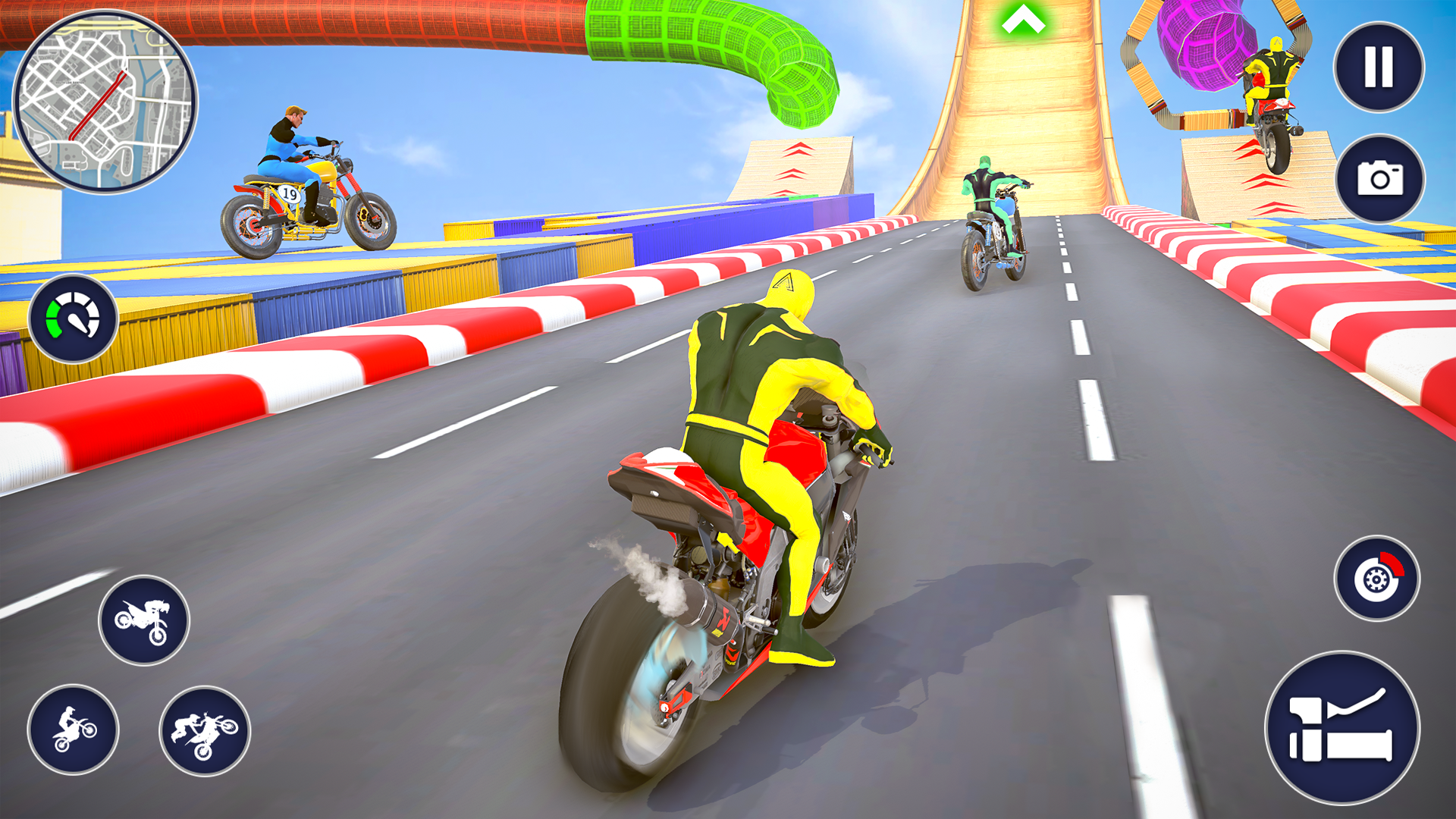 اسکرین شات 6 بازی Bike Stunt Games 3D Bike Games