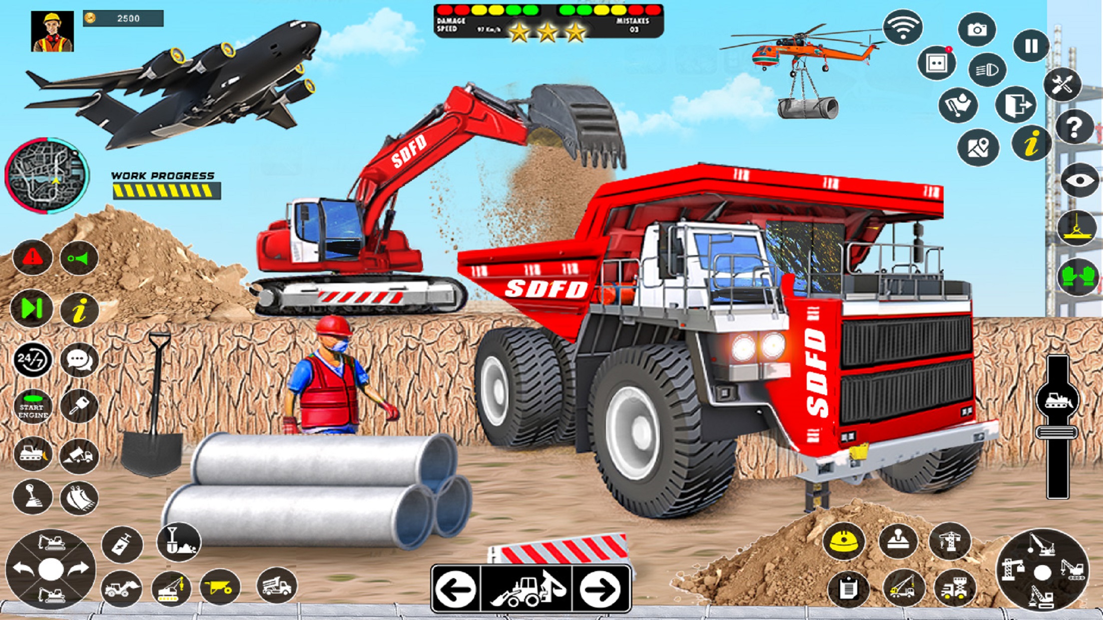 اسکرین شات 6 برنامه City Construction: Snow Games