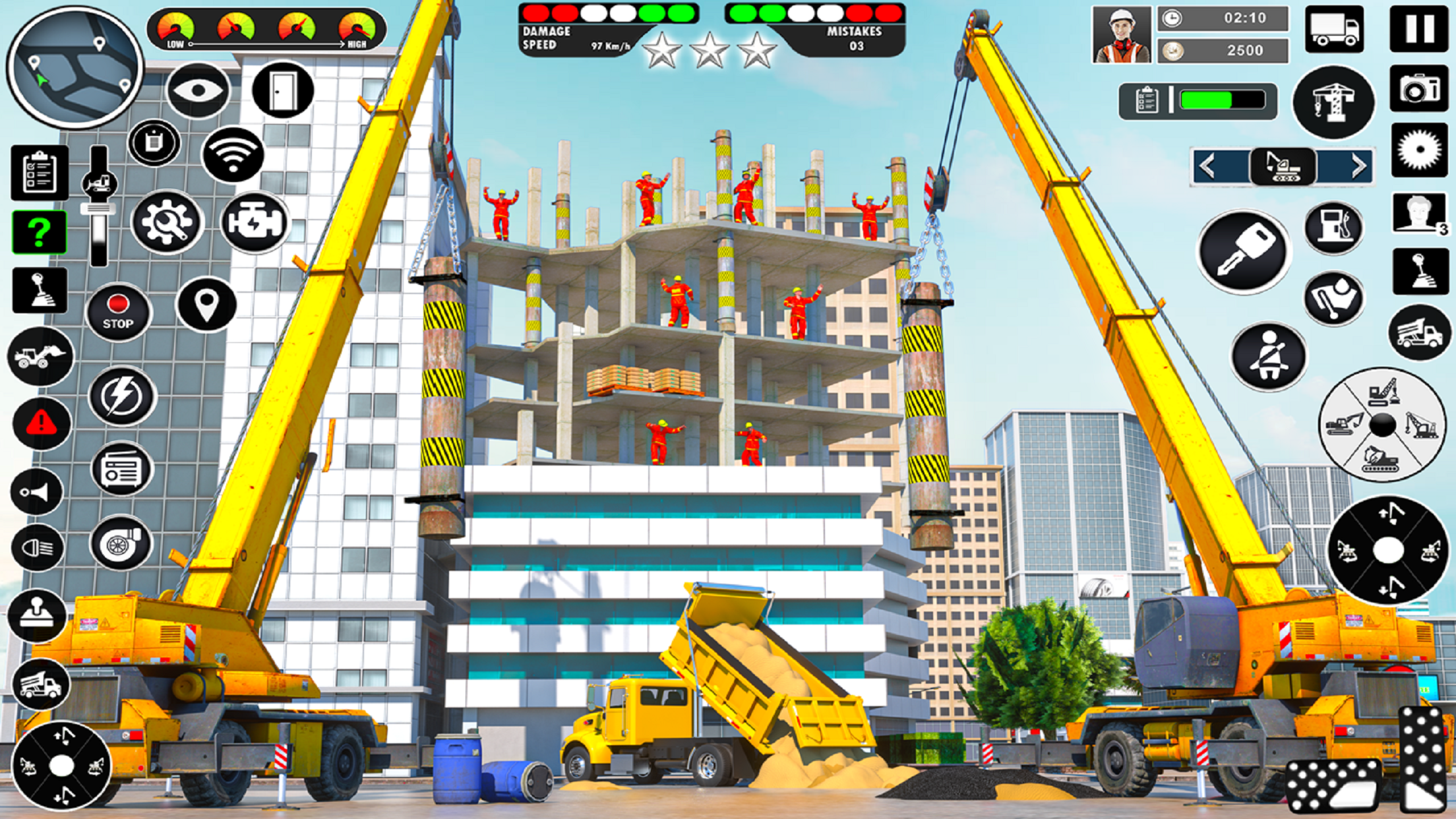 اسکرین شات 8 برنامه City Construction: Snow Games
