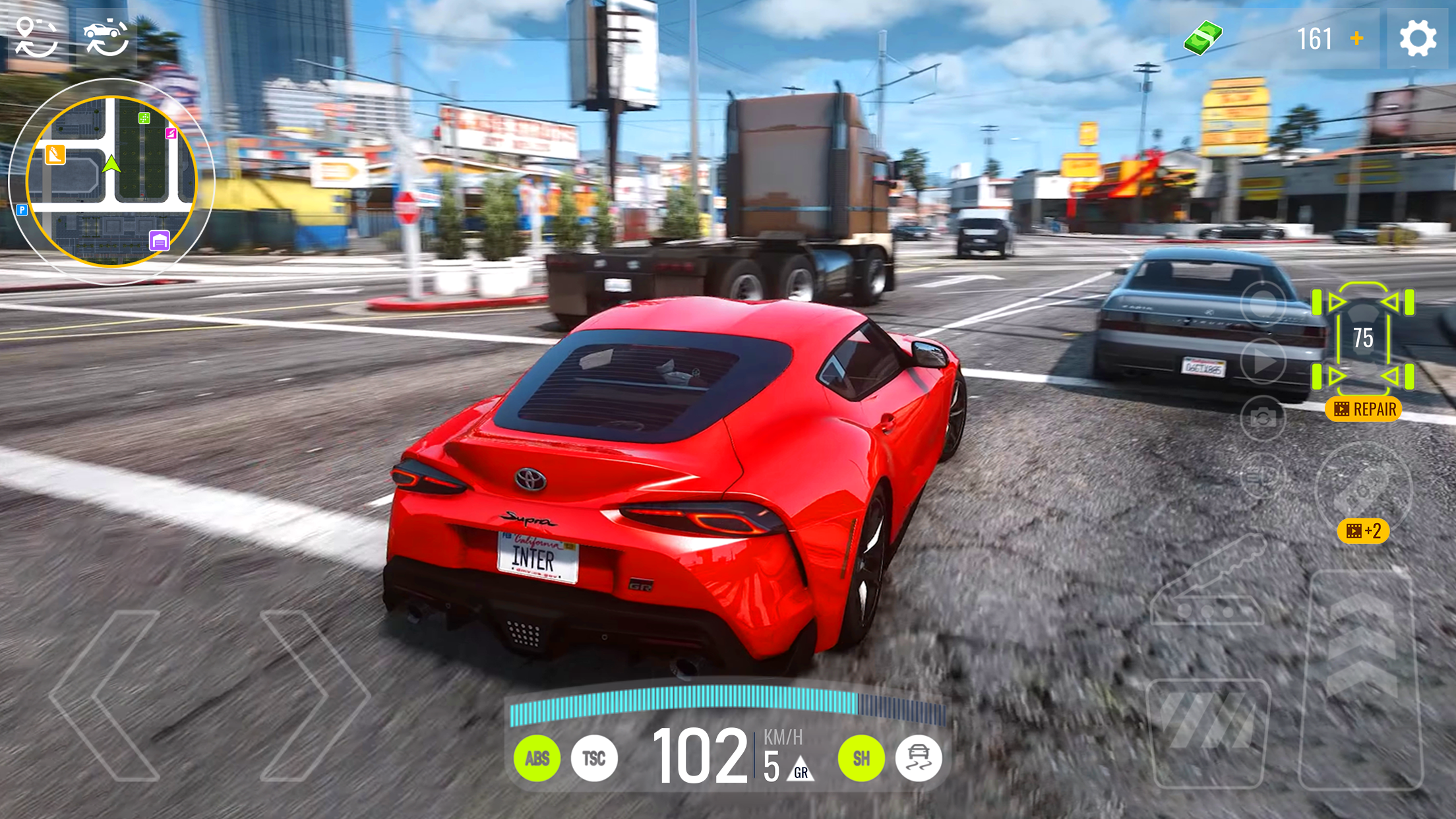 اسکرین شات 3 بازی Real Car Driving: Racing Sim