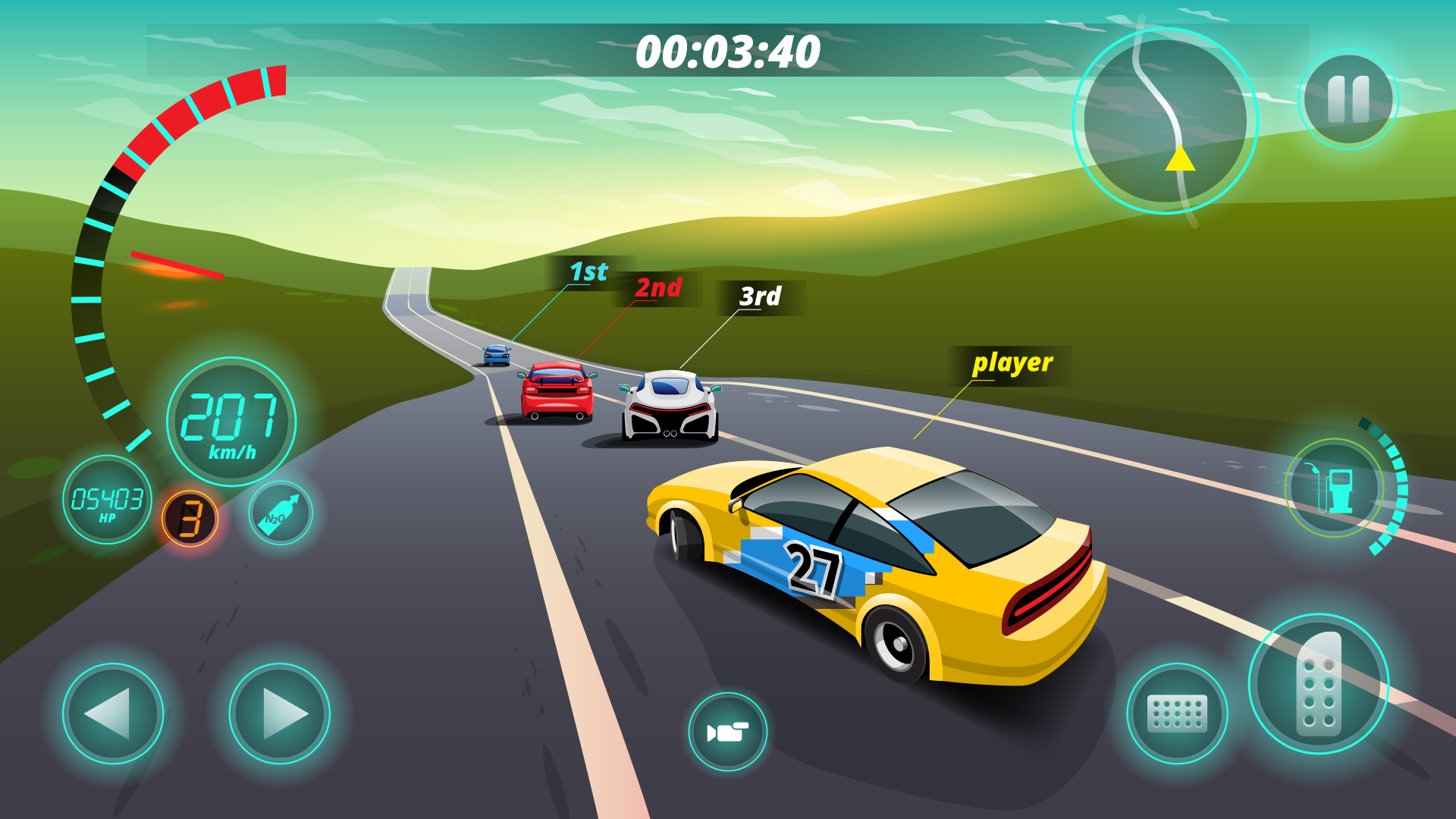 اسکرین شات 3 بازی Car Racing Master - Car Games